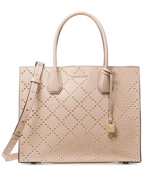 michael michael kors mercer grommet large convertible tote|michael kors mercer bag large.